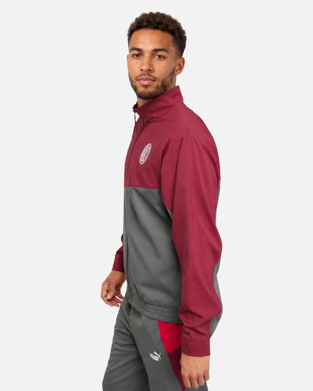 FootkornerVeste de survêtement Milan AC - Rouge/Gris