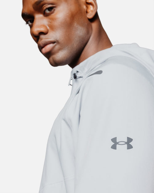 Giacca da tuta Under Armour Running Unstoppable - Grigio/Nero - Footkorner
