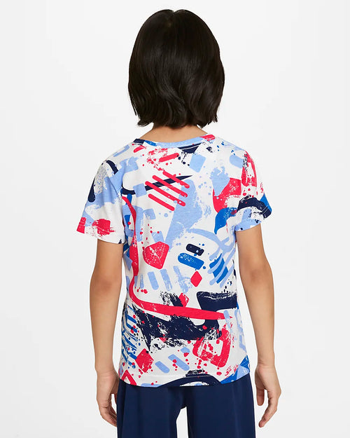 T-Shirt Nike Thrill Seeker Enfant - Bleu/Blanc/Rouge - Footkorner