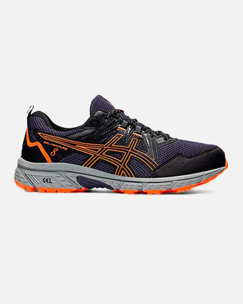 Asics Gel Venture 8 - Noir/Gris/Orange - Footkorner
