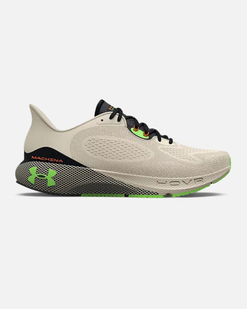 Under Armour UA HOVR Machina 3 - Beige/Negro/Verde - Footkorner