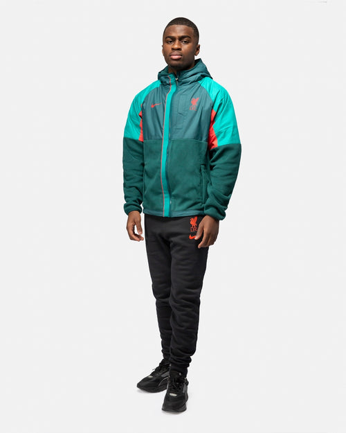 Veste à capuche Liverpool - Vert/Rouge - Footkorner
