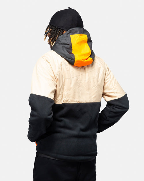 Chaqueta con capucha Chelsea - Beige/Negro/Naranja - Footkorner