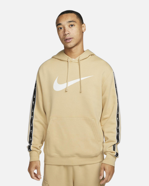 Sweat à capuche Nike Sportswear Repeat - Beige/Blanc/Noir - Footkorner