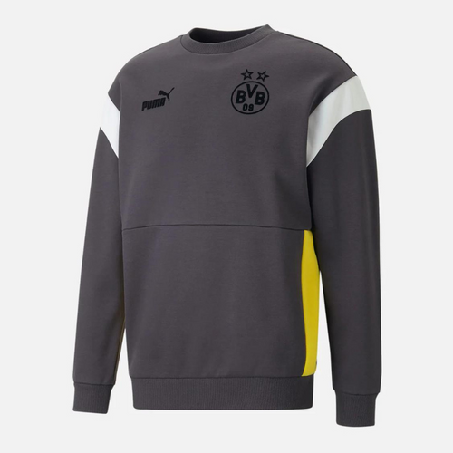 Dortmund Archive Sweatshirt - Grey/White/Yellow - Footkorner
