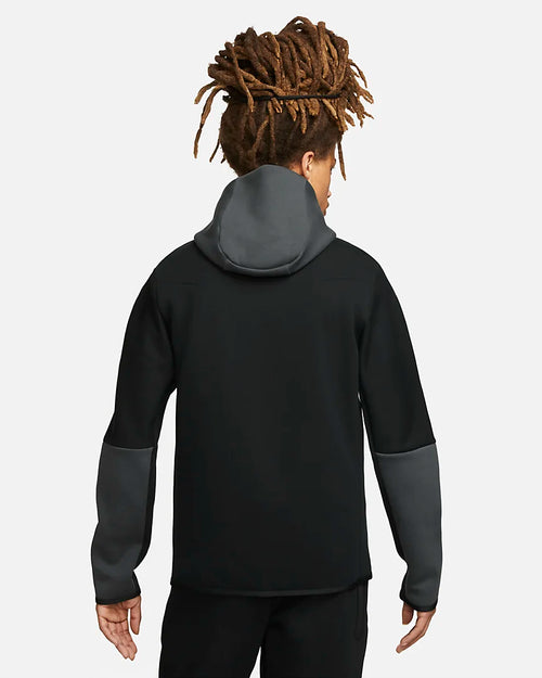 Felpa con cappuccio Nike Tech Fleece - nera/grigia - Footkorner