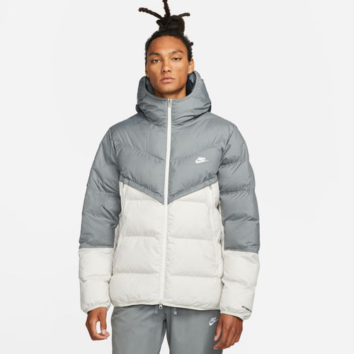 Nike Sportswear Storm-FIT Daunenjacke – Grau/Weiß - Footkorner