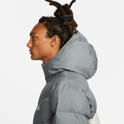 Nike Sportswear Storm-FIT Daunenjacke – Grau/Weiß - Footkorner