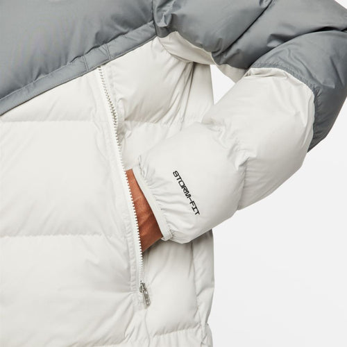 Nike Sportswear Storm-FIT Daunenjacke – Grau/Weiß - Footkorner