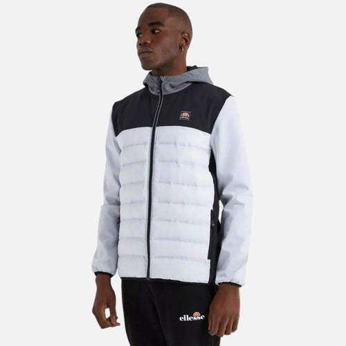 Ellesse Lorato Kapuzenjacke – Schwarz/Weiß - Footkorner