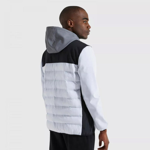 Ellesse Lorato Kapuzenjacke – Schwarz/Weiß - Footkorner