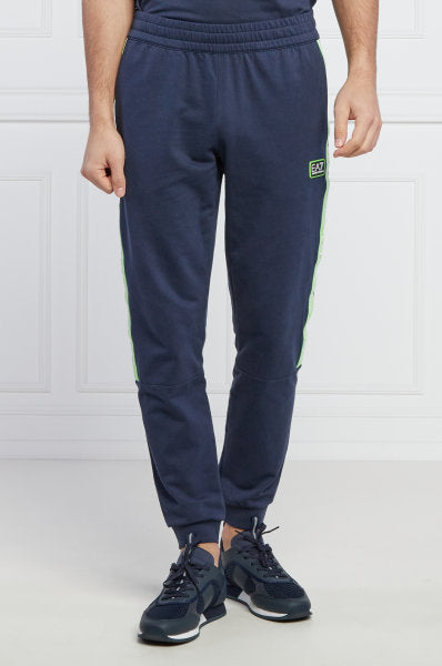 FootkornerPantalon Emporio Armani EA7 Logo Series - Bleu/Vert