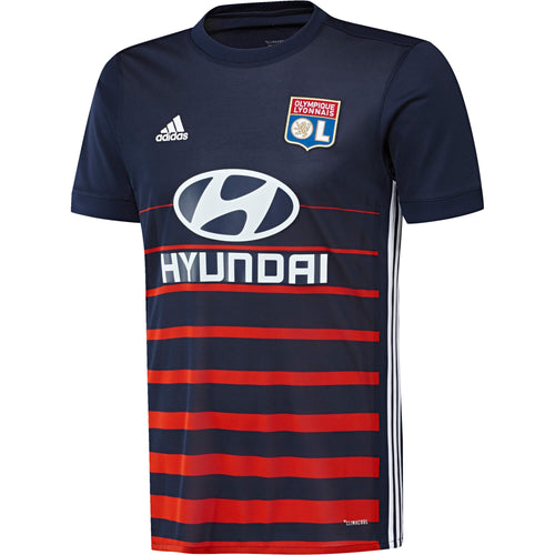 Maglia Lione Adidas Away stagione 2017-2018 blu - Footkorner