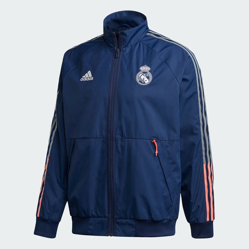 Veste Real Madrid Anthem - Bleu - Footkorner