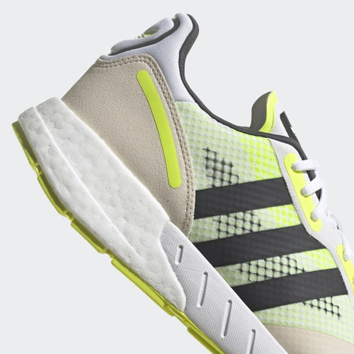 Adidas ZX 1K Boost - Blanc/Noir/Jaune - Footkorner