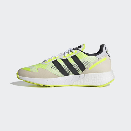 Adidas ZX 1K Boost - Blanc/Noir/Jaune - Footkorner