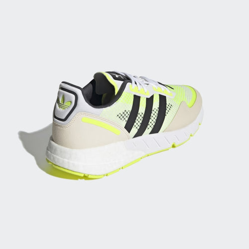 Adidas ZX 1K Boost - Blanc/Noir/Jaune - Footkorner