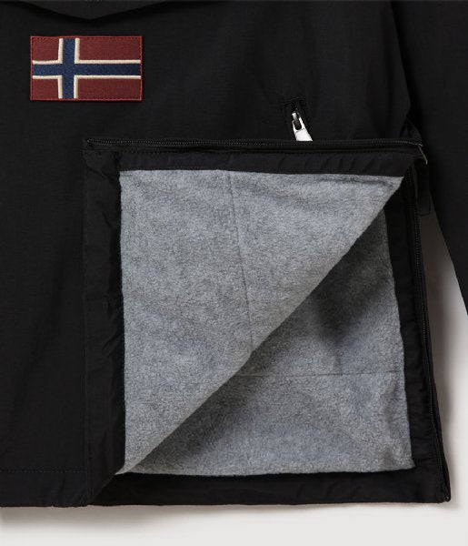 FootkornerAnorak Estampado Rainforest Pocket - Negro