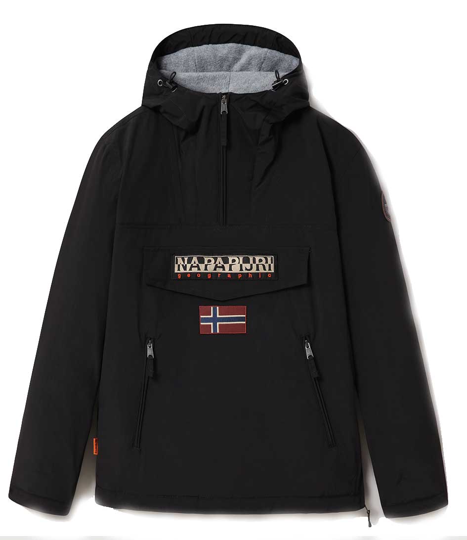 FootkornerAnorak Estampado Rainforest Pocket - Negro