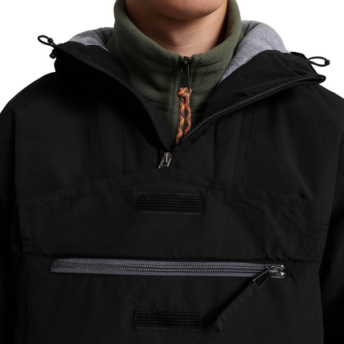 FootkornerAnorak Estampado Rainforest Pocket - Negro