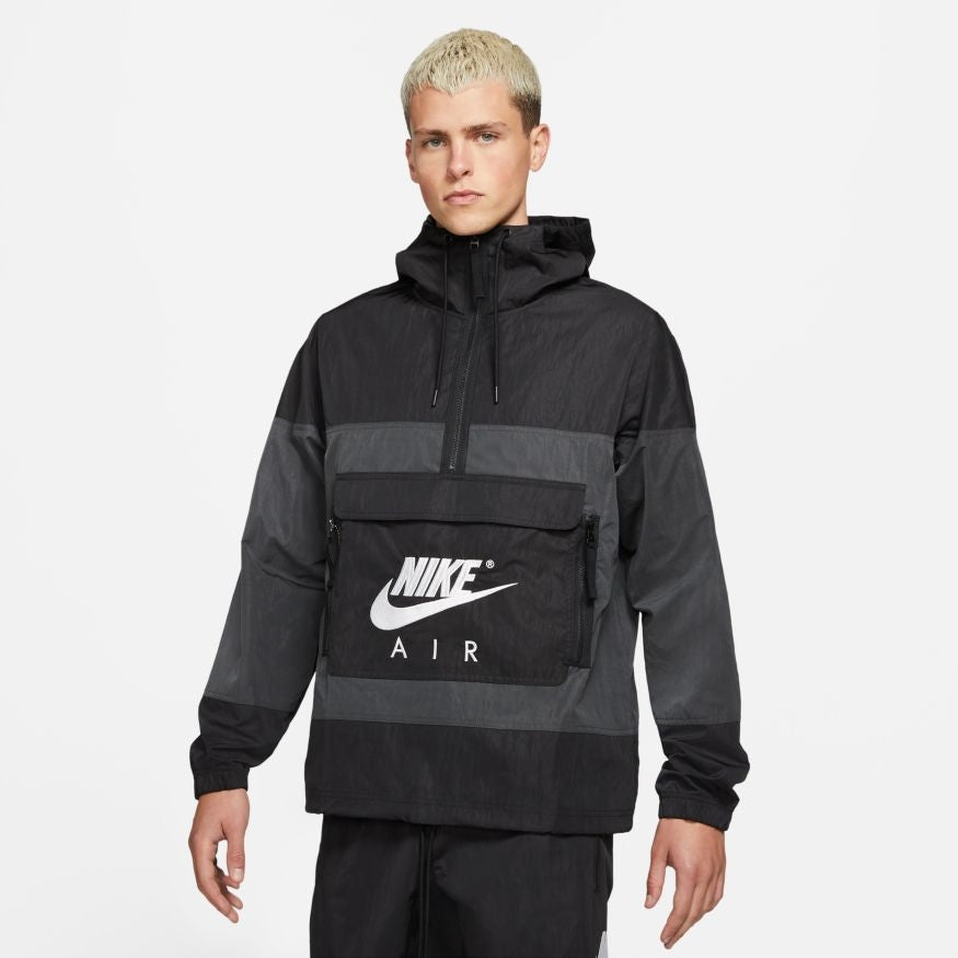 FootkornerNike Air Anorak – Schwarz/Weiß