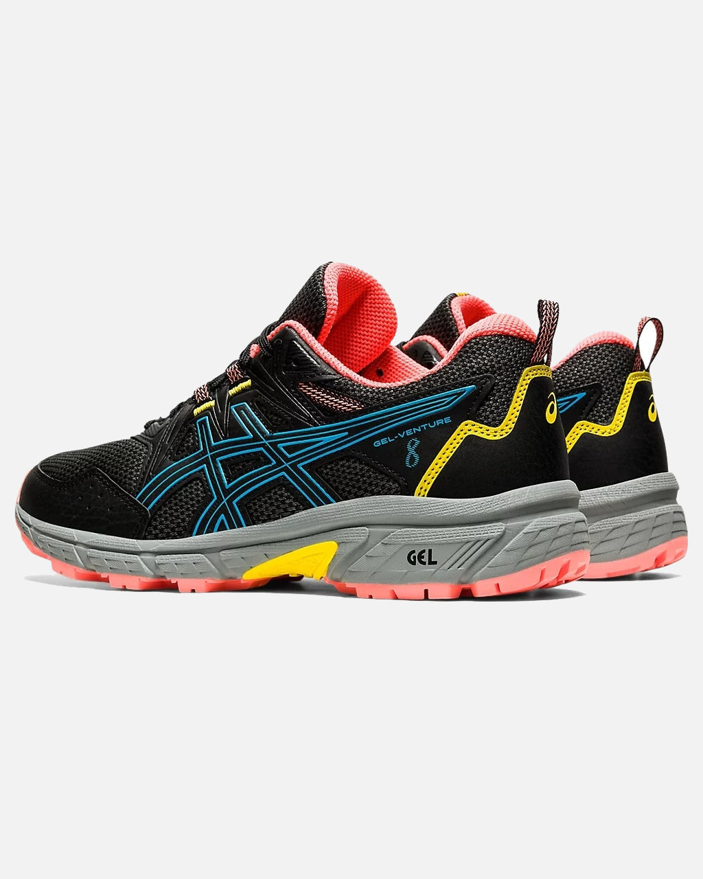 FootkornerAsics Gel Venture 8 - Black/Grey