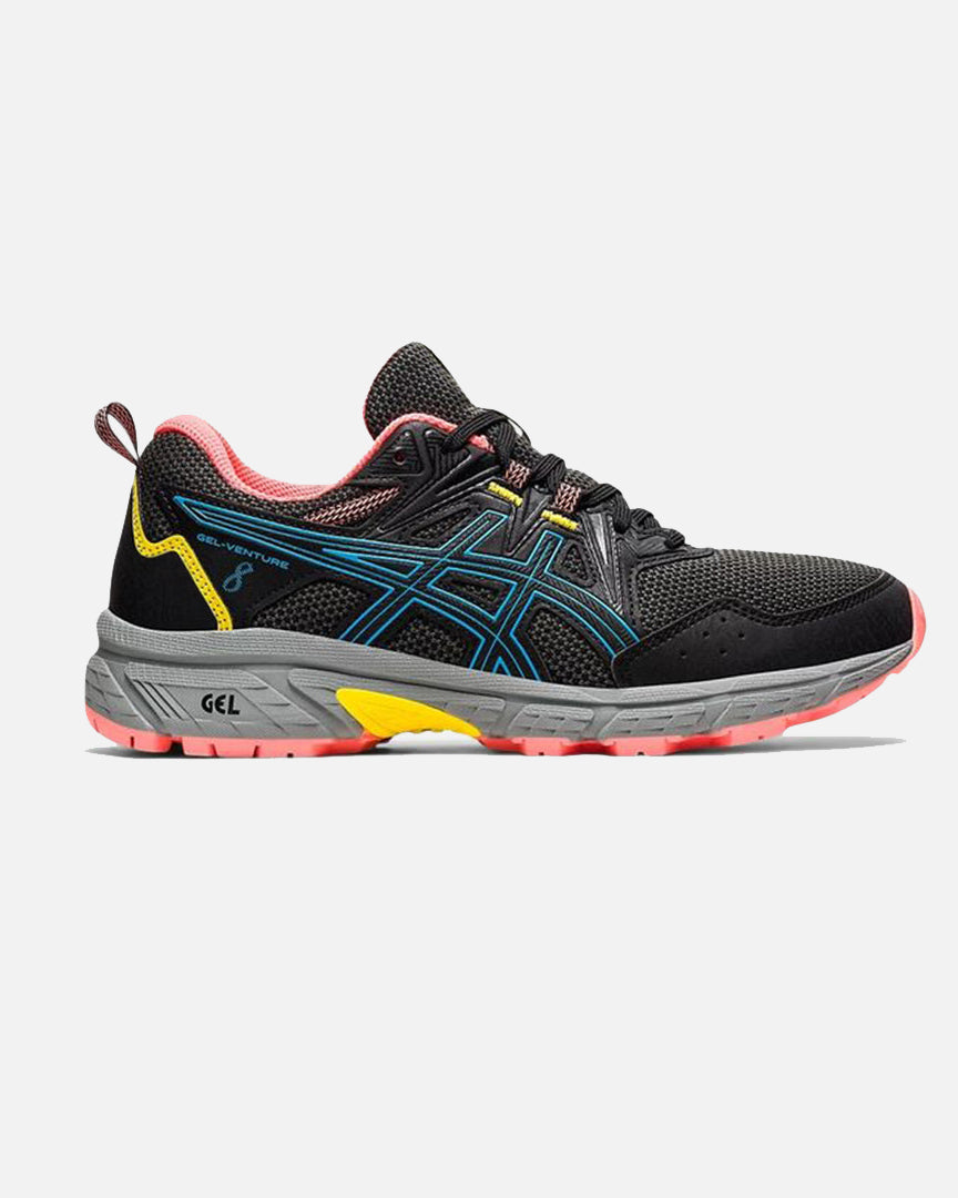 FootkornerAsics Gel Venture 8 - Black/Grey