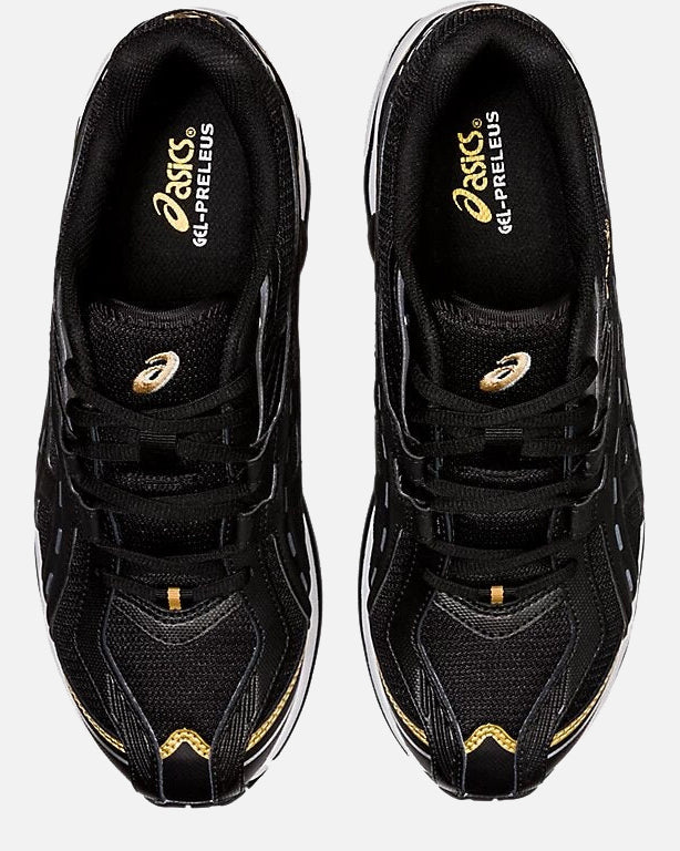 FootkornerAsics Gel Preleus - Noir/Or