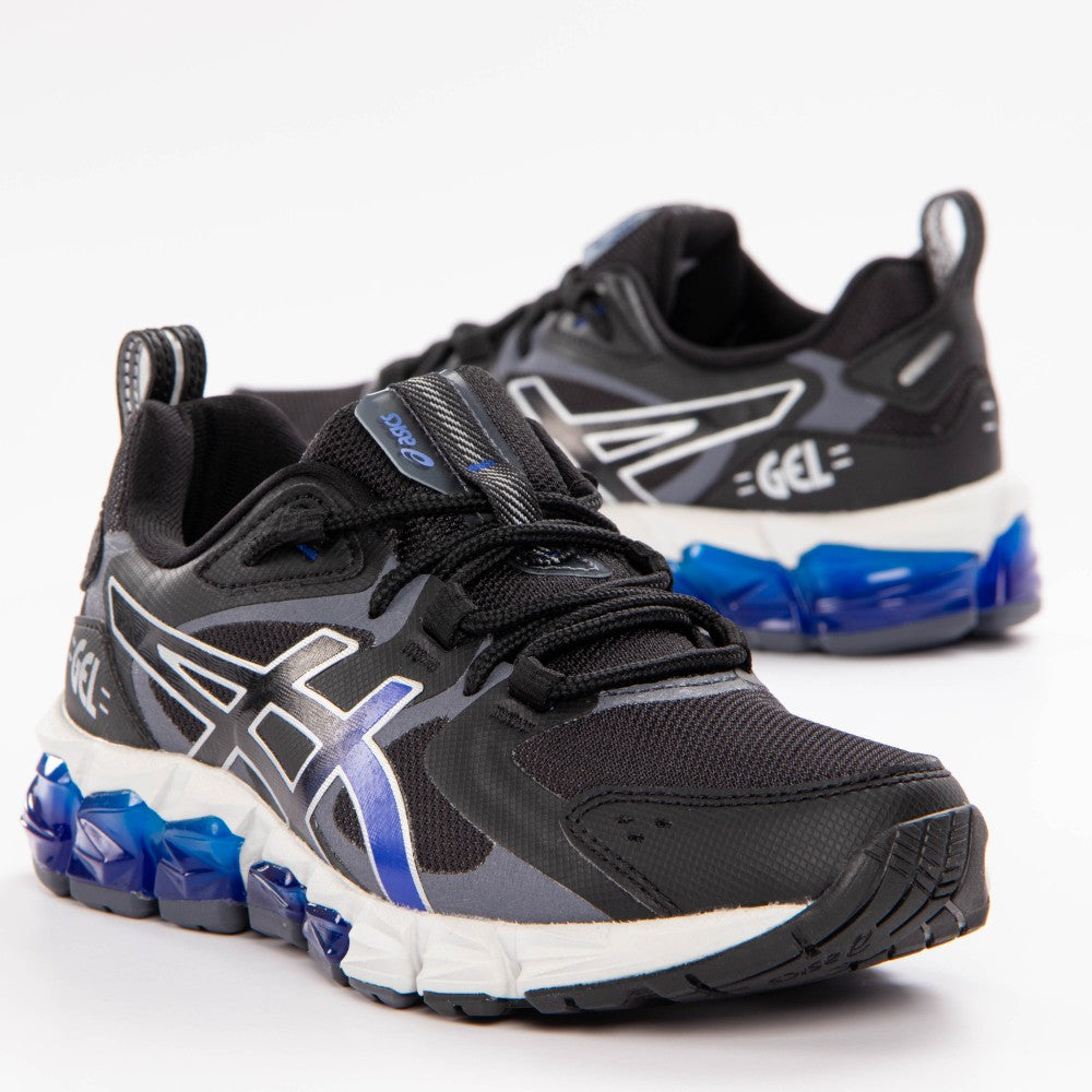 FootkornerAsics Gel Quantum 180 6 GS Junior - Schwarz/Blau/Weiß