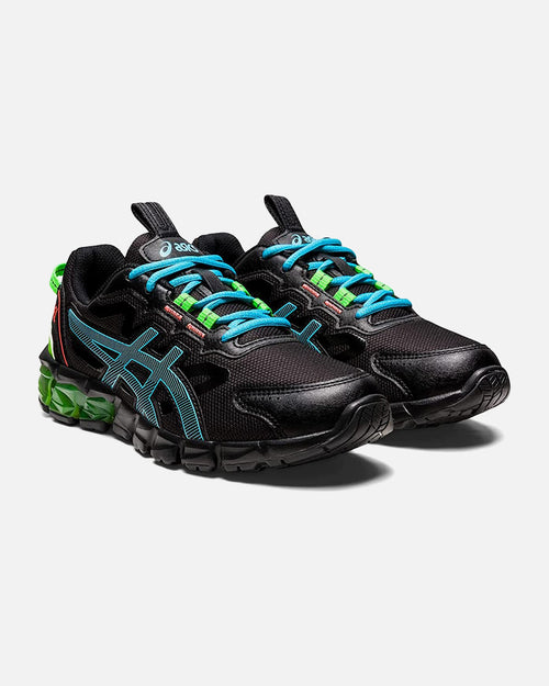 Asics Gel Quantum 90 S GS Junior - Nere/Blu/Verdi - Footkorner