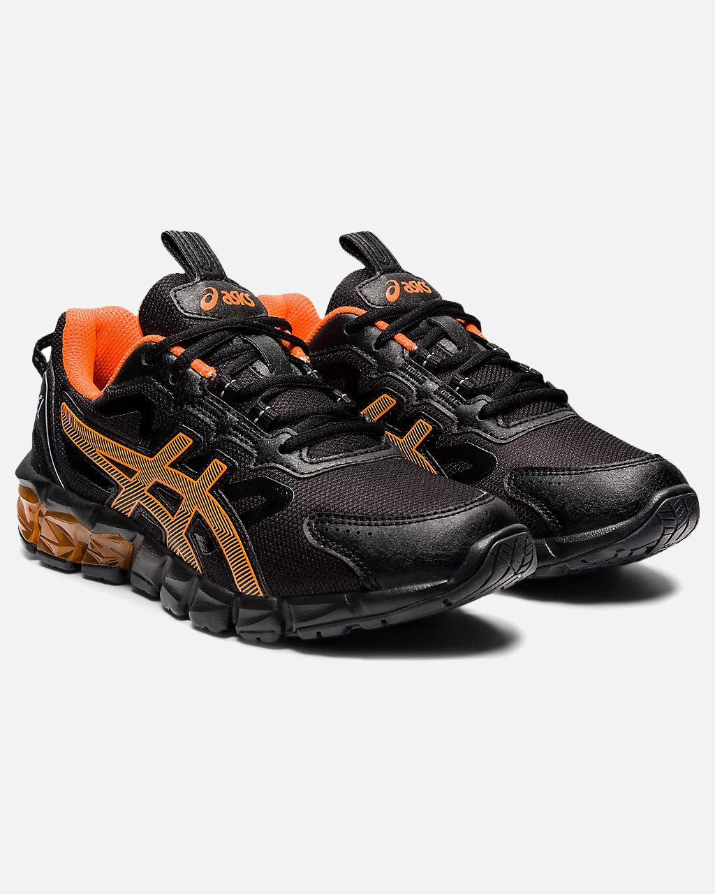 FootkornerAsics Gel Quantum 90 S GS Júnior - Noir/Naranja