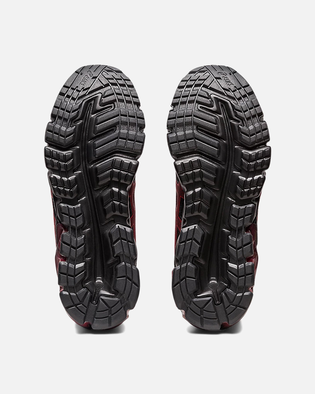 FootkornerAsics Gel Quantum 90 S GS Júnior - Negro/Rojo