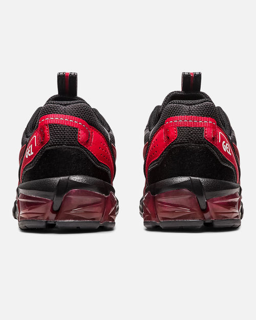 Asics Gel Quantum 90 S GS Júnior - Negro/Rojo - Footkorner