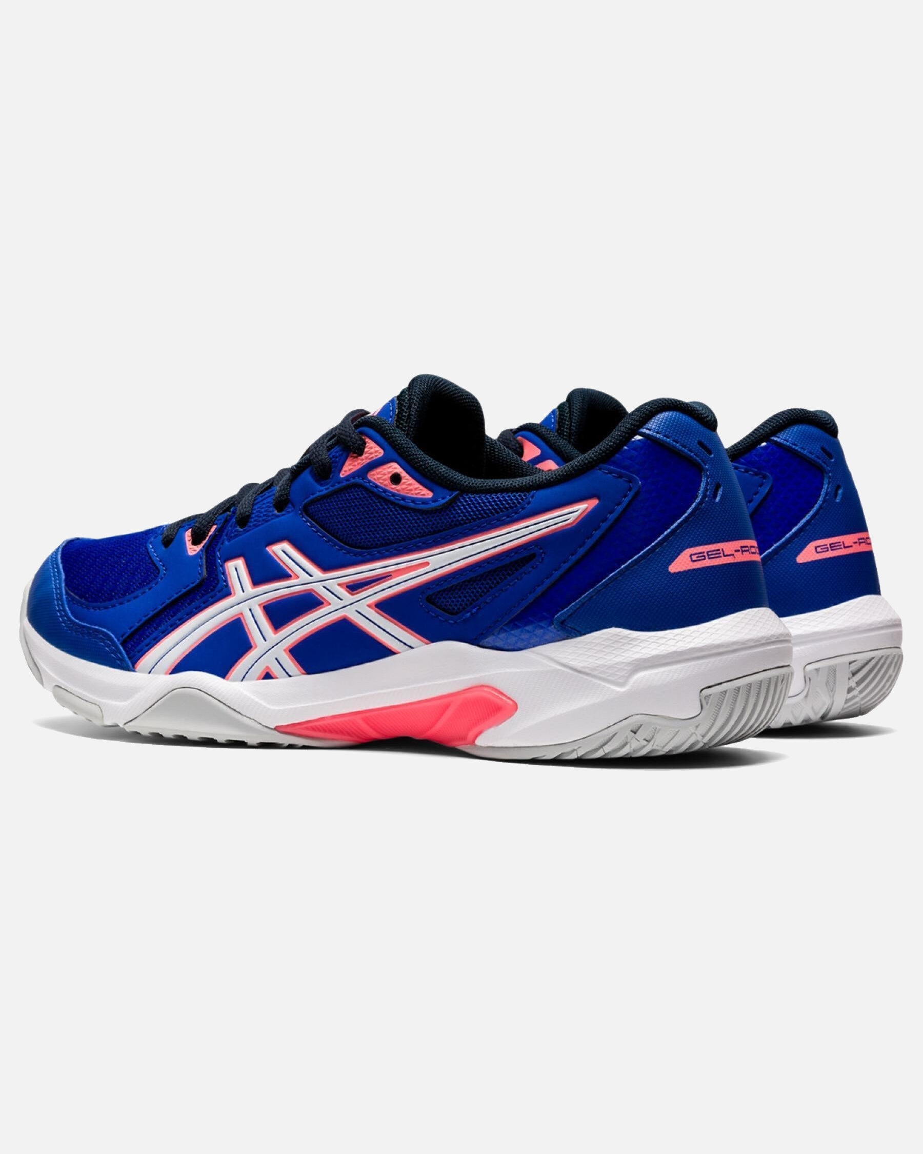 FootkornerAsics Gel Gel-Rocket 10 Donna - Blu/Bianco/Rosa