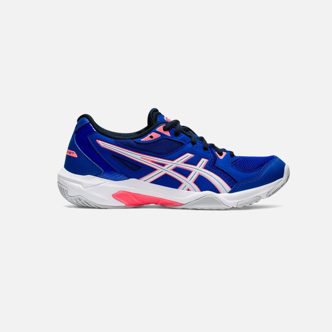 FootkornerAsics Gel Gel-Rocket 10 Donna - Blu/Bianco/Rosa
