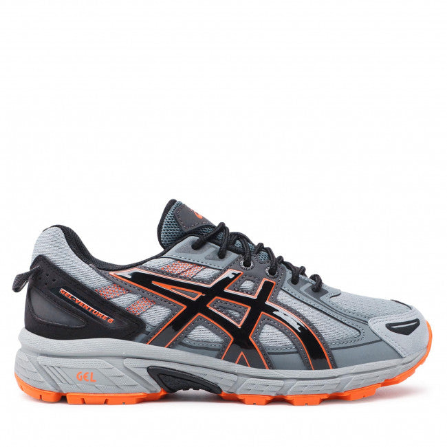 FootkornerAsics Gel Venture 6 - Gris/Naranja/Noir