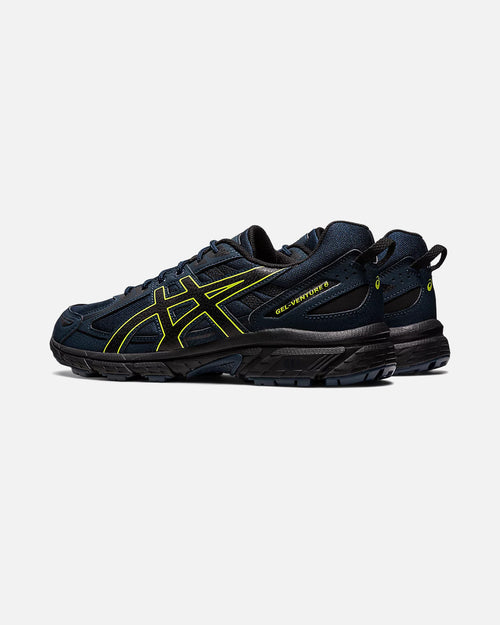Asics Gel-Venture™ 6 Trail - Black/Blue/Yellow - Footkorner
