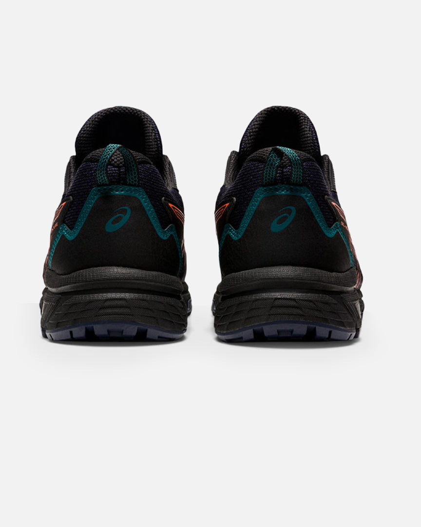 FootkornerAsics Gel Venture 8 - Black/Orange/Green
