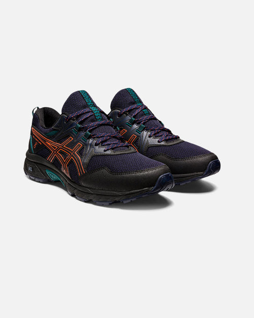 Asics Gel Venture 8 - Black/Orange/Green - Footkorner