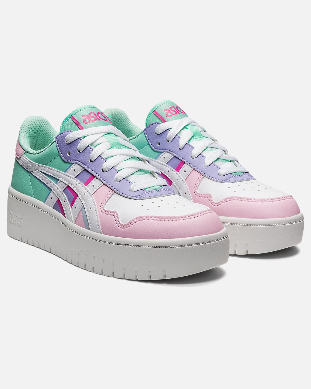 FootkornerAsics Japan S PF Femme - Vert/Rose/Violet