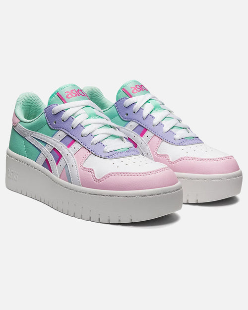 Asics Japan S PF Femme - Vert/Rose/Violet - Footkorner