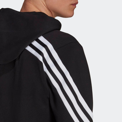 Adidas Sportswear Future Icons Hooded Jacket - Black/White - Footkorner