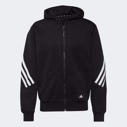 Adidas Sportswear Future Icons Hooded Jacket - Black/White - Footkorner