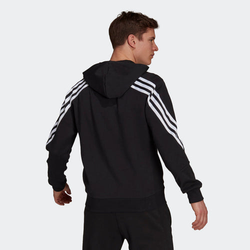 Adidas Sportswear Future Icons Hooded Jacket - Black/White - Footkorner