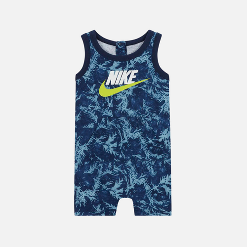 Nike Sportswear Baby Leaf Dye Romper - Blue - Footkorner