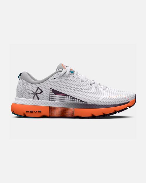 Under Armour HOVR™ Infinite 5 - Blanc/Gris/Orange - Footkorner