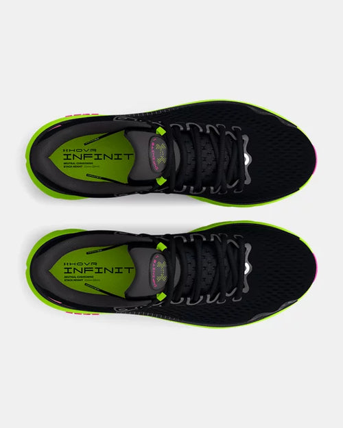 Under Armour UA HOVR™ Infinite 4 - Nero/Rosa/Verde - Footkorner