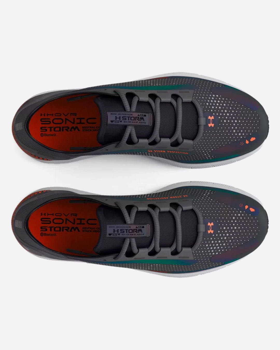 FootkornerUnder Armour UA HOVR™ Sonic 5 Storm - Noir/Gris/Orange