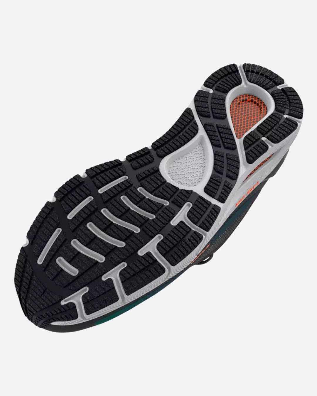 FootkornerUnder Armour UA HOVR™ Sonic 5 Storm - Noir/Gris/Orange