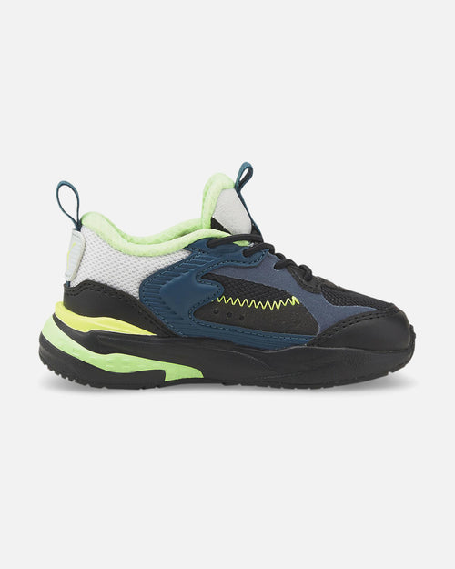 Zapatos Puma RS-FAST Limiter Bebe - Negro/Azul/Verde - Footkorner